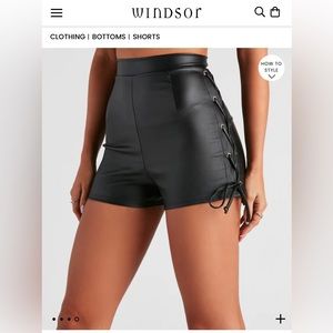 WINDSOR LEATHER SHORTS